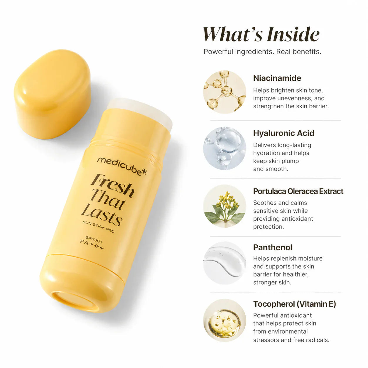 Fresh That Lasts Deodorant Vanilla & Pistachio | Long-Lasting Underarm Care with Sweet Gourmand Scent